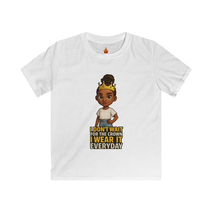 I Don’t Wait for the Crown Kids Tee Princess Niyah Collection