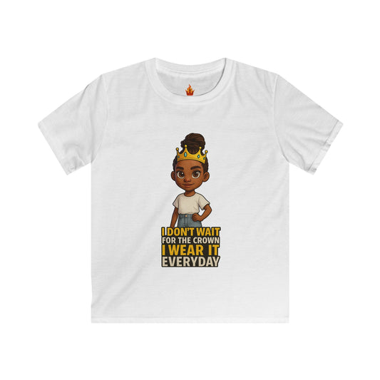 I Don’t Wait for the Crown Kids Tee Princess Niyah Collection