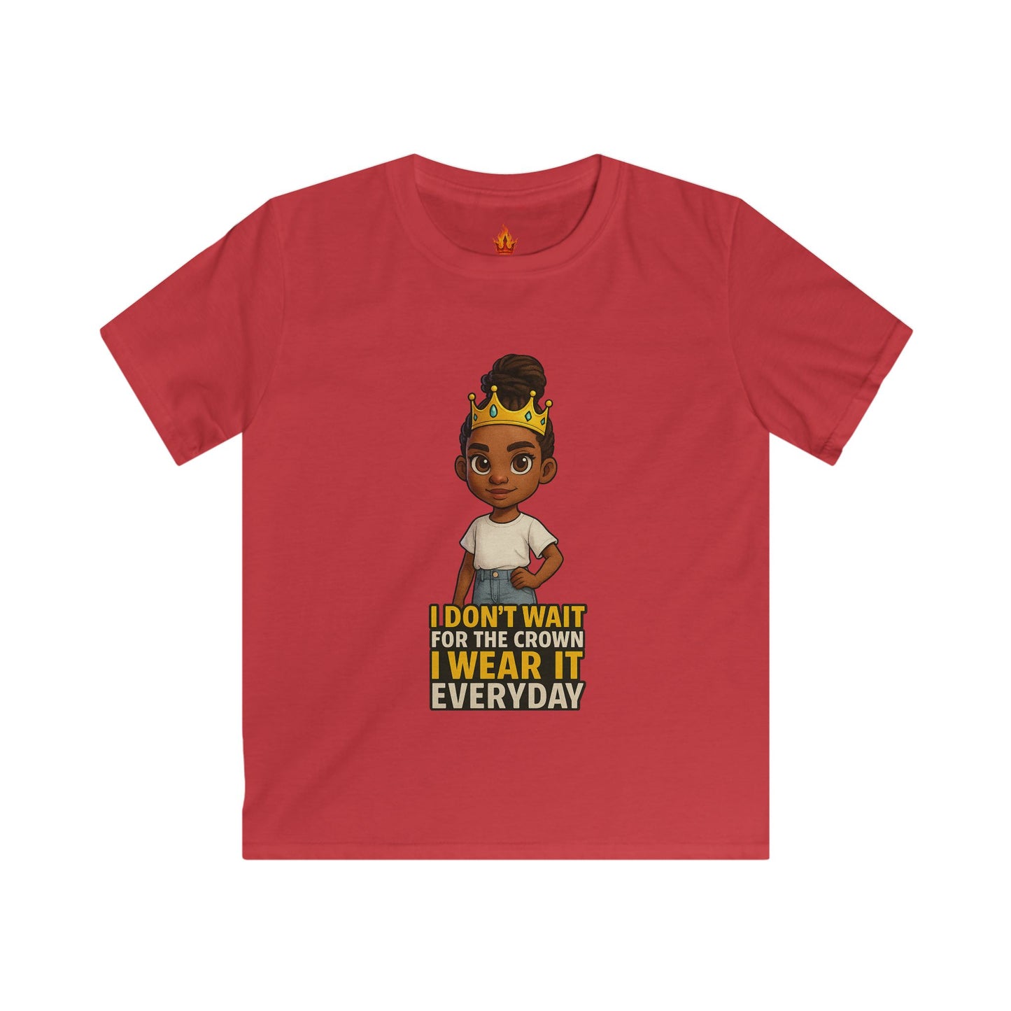 I Don’t Wait for the Crown Kids Tee Princess Niyah Collection