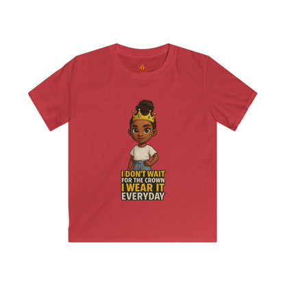 I Don’t Wait for the Crown Kids Tee Princess Niyah Collection