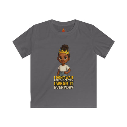 I Don’t Wait for the Crown Kids Tee Princess Niyah Collection
