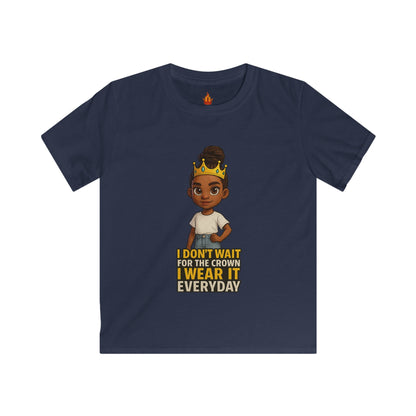 I Don’t Wait for the Crown Kids Tee Princess Niyah Collection