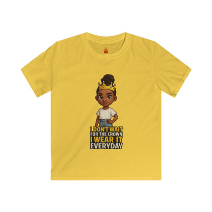I Don’t Wait for the Crown Kids Tee Princess Niyah Collection