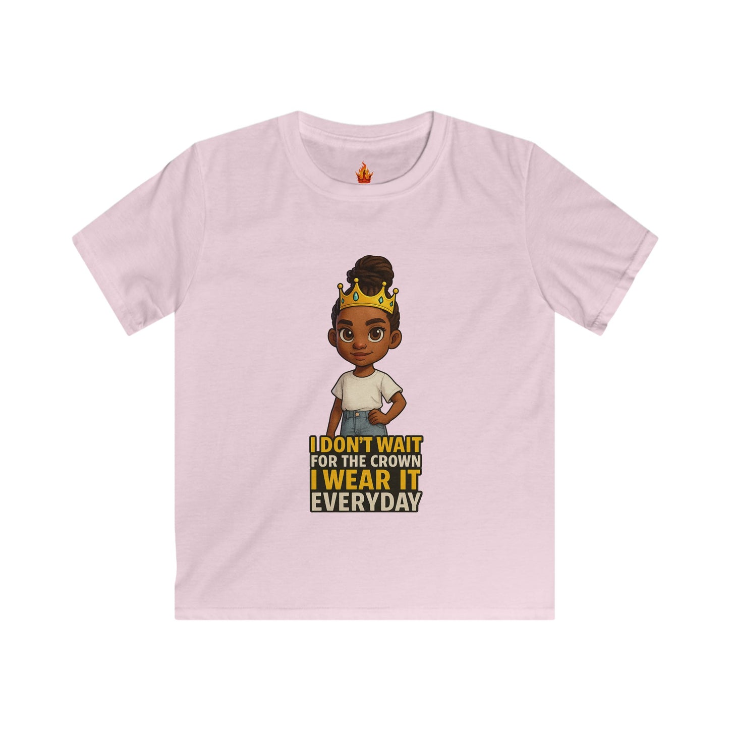 I Don’t Wait for the Crown Kids Tee Princess Niyah Collection