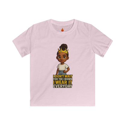 I Don’t Wait for the Crown Kids Tee Princess Niyah Collection