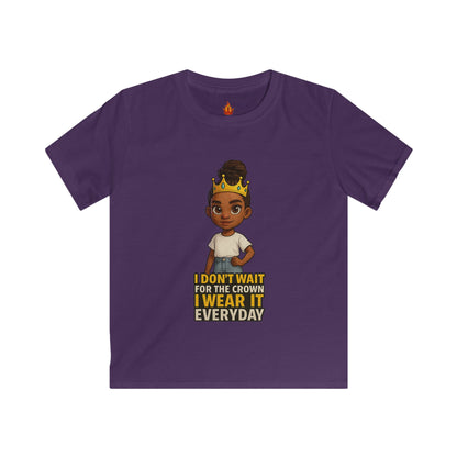 I Don’t Wait for the Crown Kids Tee Princess Niyah Collection