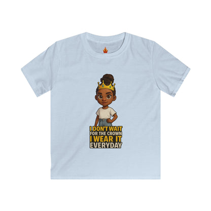 I Don’t Wait for the Crown Kids Tee Princess Niyah Collection