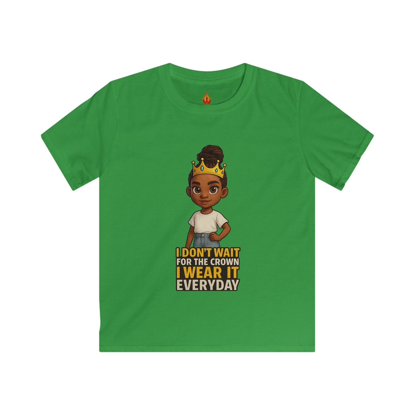 I Don’t Wait for the Crown Kids Tee Princess Niyah Collection