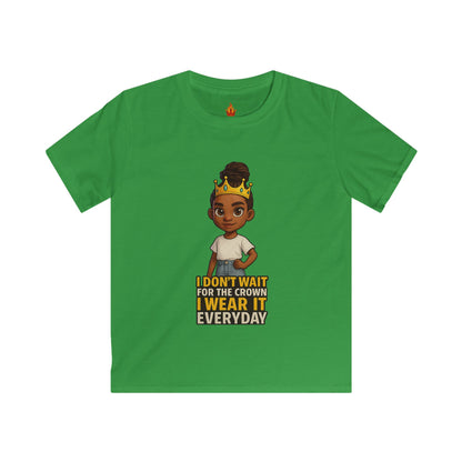I Don’t Wait for the Crown Kids Tee Princess Niyah Collection