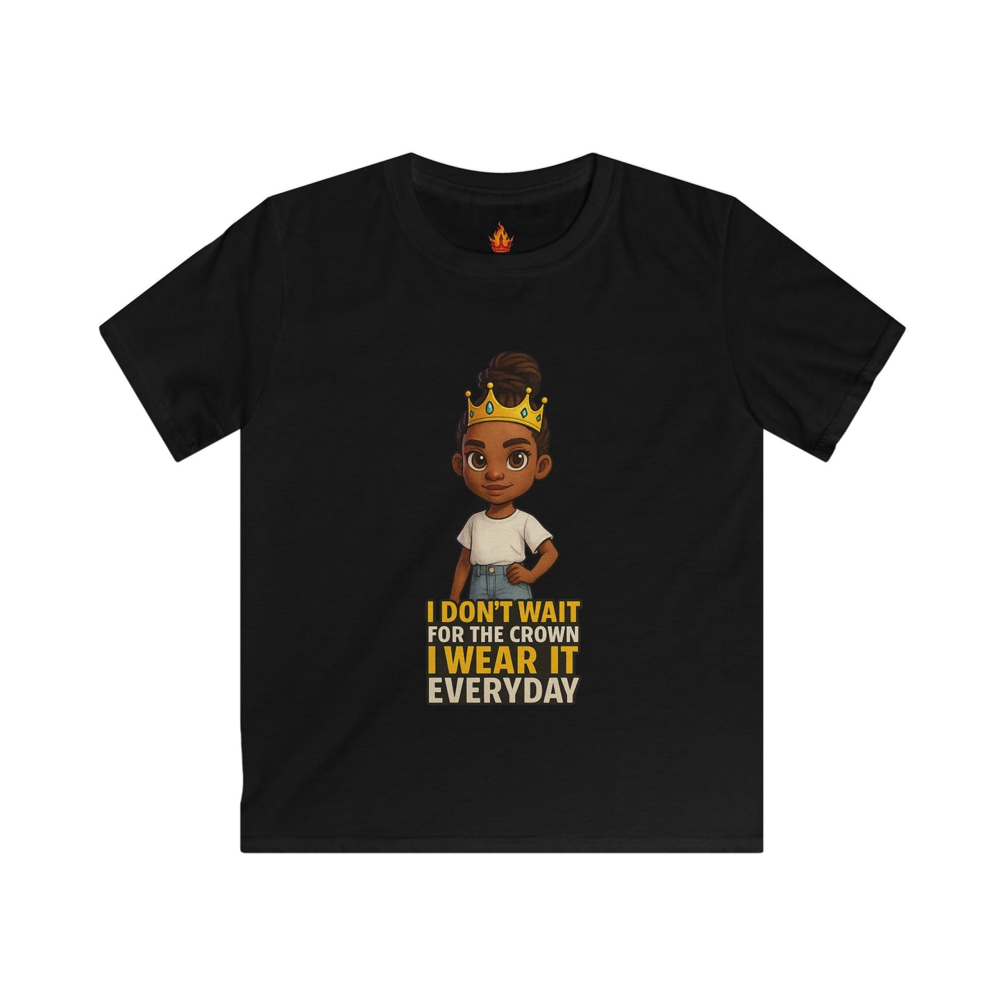I Don’t Wait for the Crown Kids Tee Princess Niyah Collection