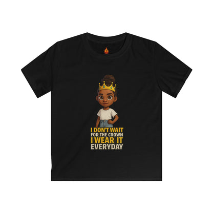 I Don’t Wait for the Crown Kids Tee Princess Niyah Collection