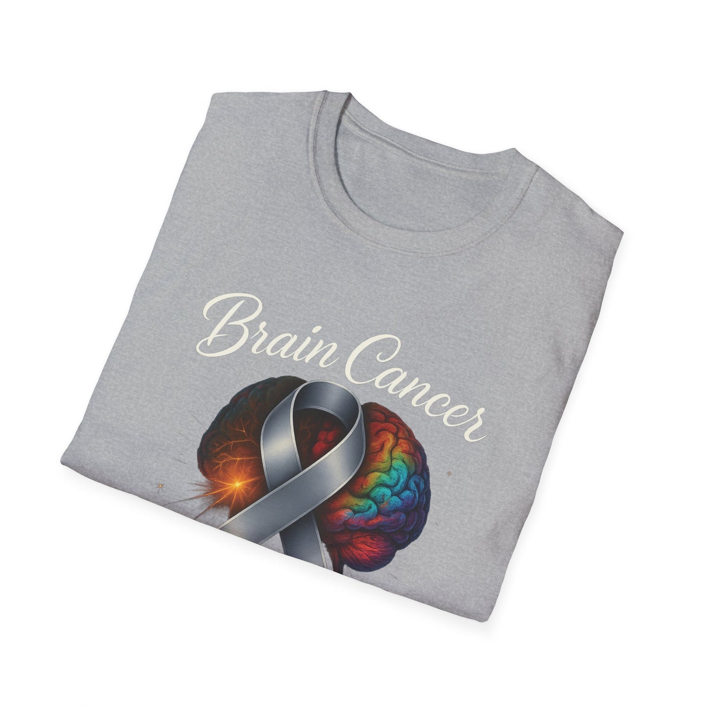 Brain Cancer Awareness T-Shirt, Support Shirt, Unisex Graphic Tee, Hope and Awareness Gift, Cancer Support Apparel