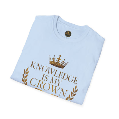 Prominent Educator Men - Knowledge is my Crown - Teacher Tribute Tee