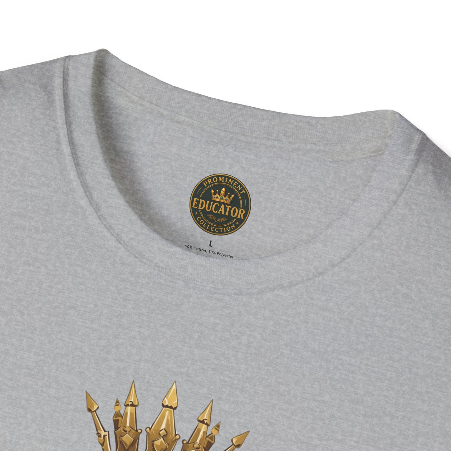 Prominent Educator Men - Knowledge is my Crown Men - Teacher Tribute Tee