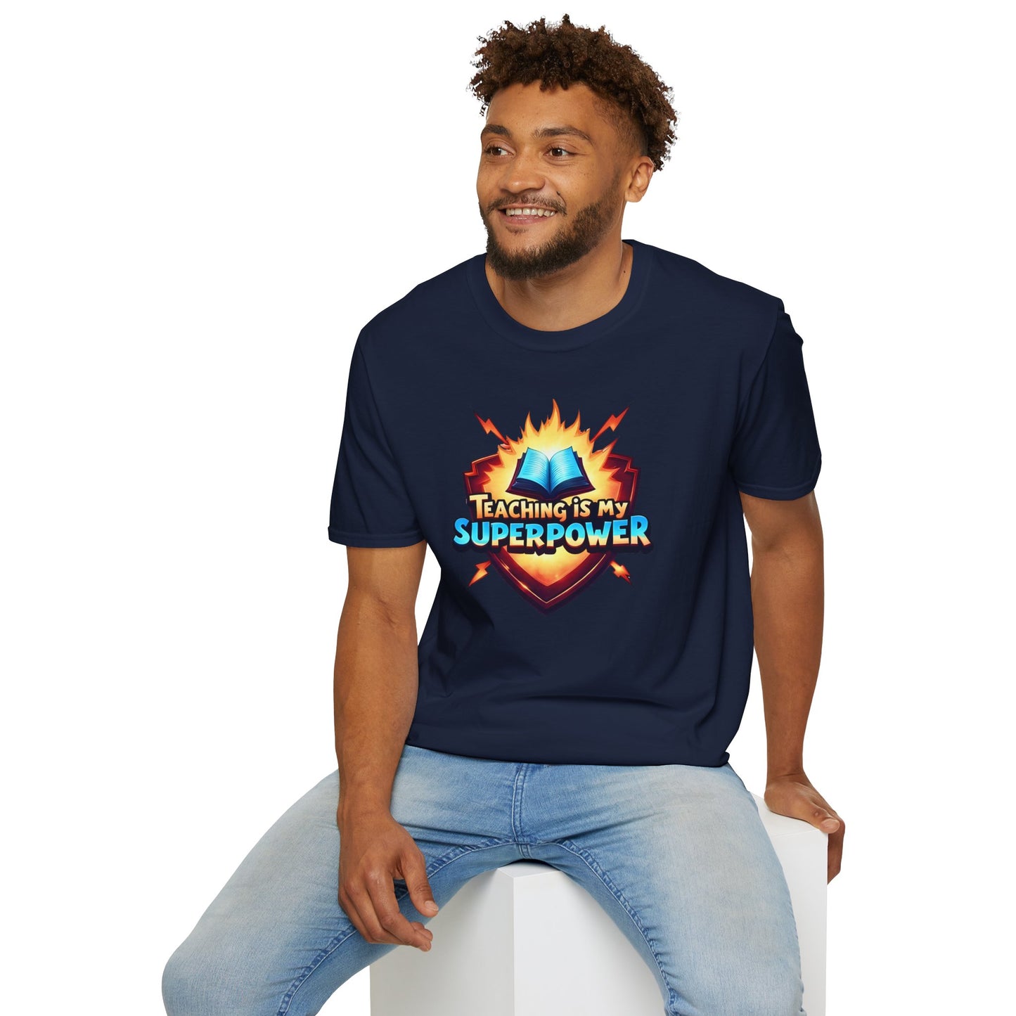 Prominent Educator Men - Teaching is my Superpower Men - Teacher Tribute Tee