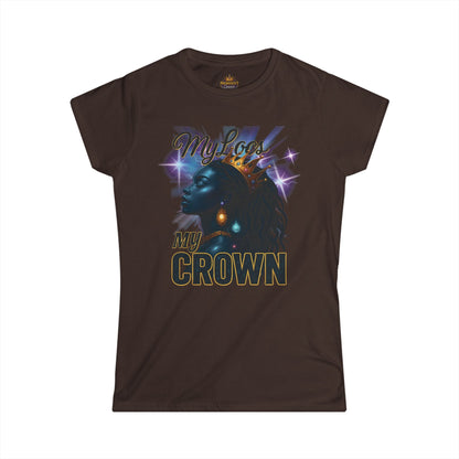 Women's My Locs My Crown Tee - Prominent Queen Collection