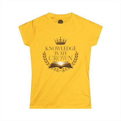 Prominent Educator Women - Knowledge is my Crown - Teacher Tribute Tee