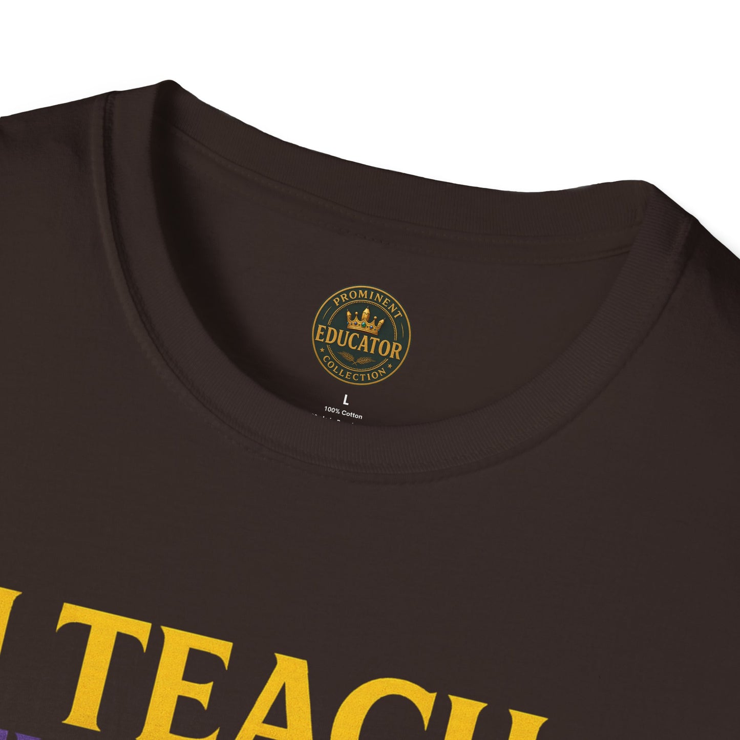I  Teach therefore I build Kings and Queens - Prominent Educator Men - Teacher Tribute Tee