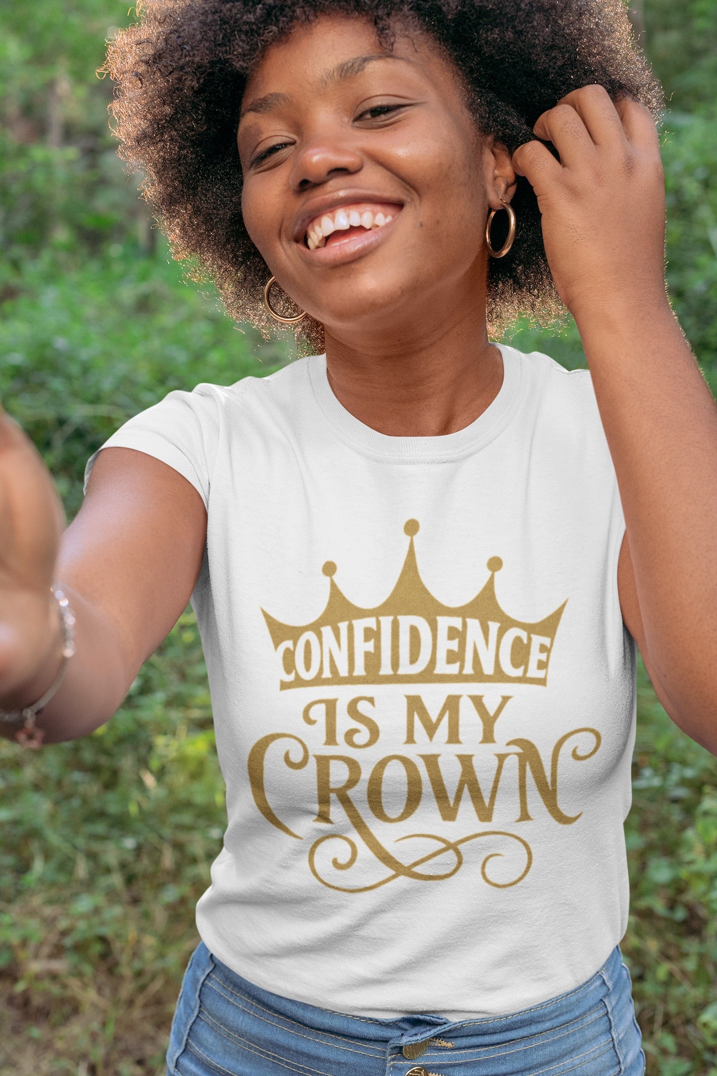 Princess Mayah - Confidence is my Crown Tee