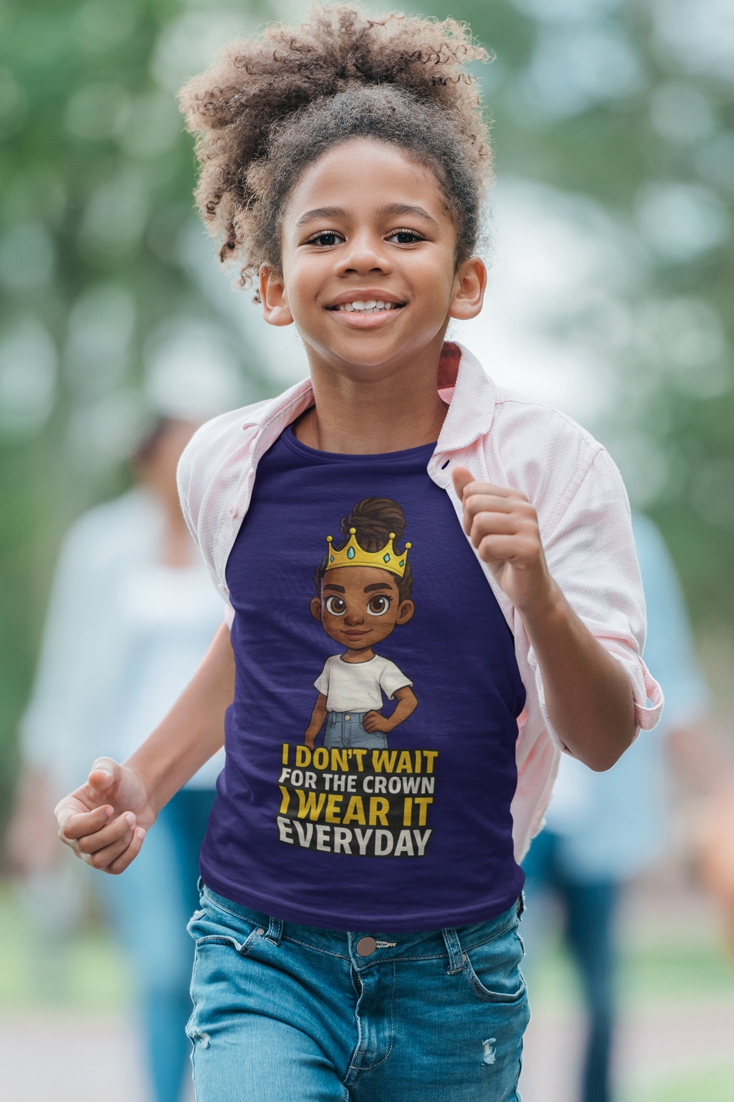 I Don’t Wait for the Crown Kids Tee Princess Niyah Collection