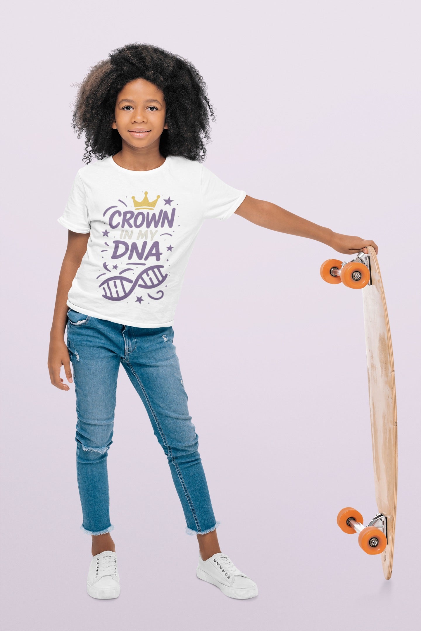 Crown in my DNA Kids Tee Princess Niyah Collection
