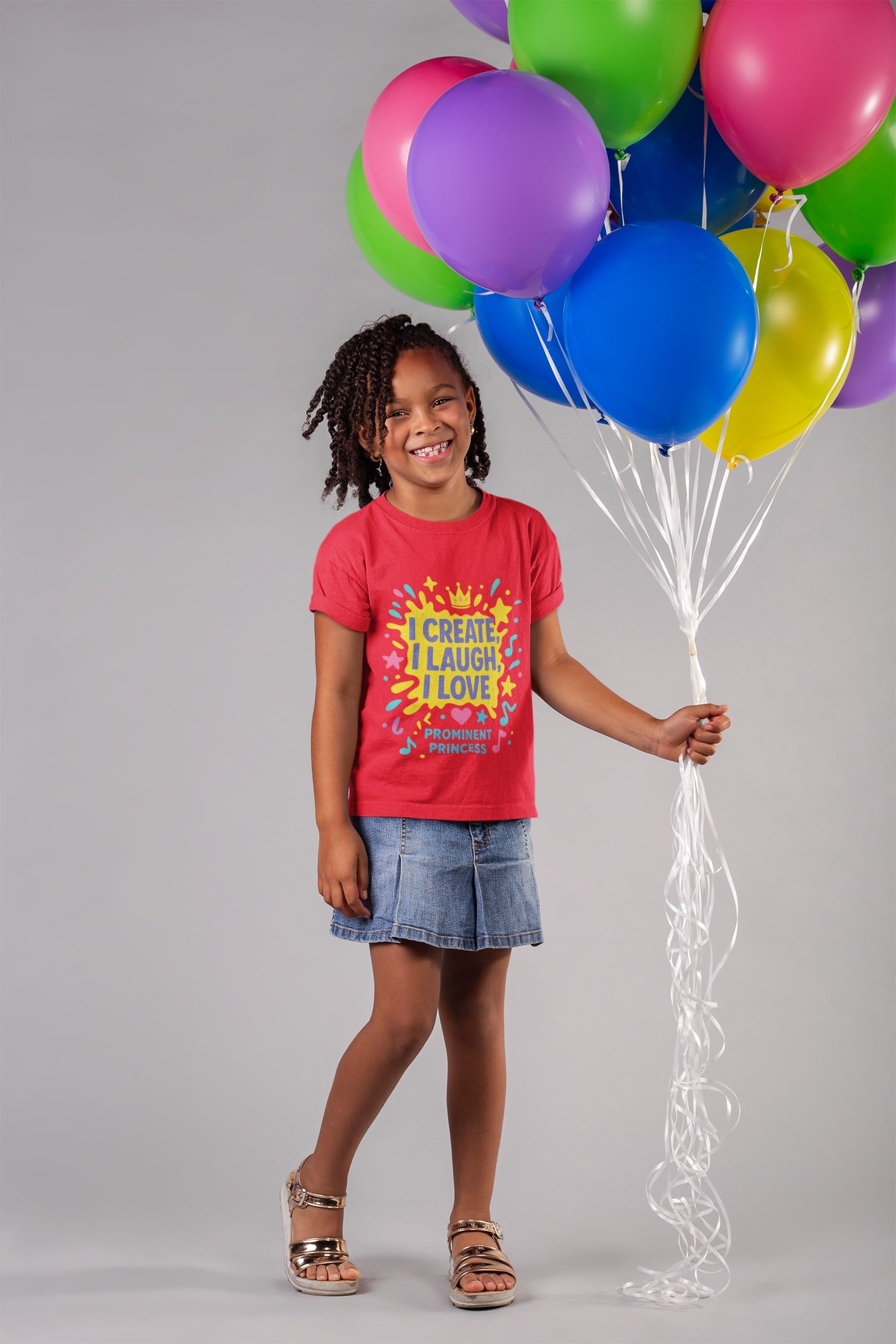 I Create I Laugh I Love Kids Tee Princess Riyah Collection