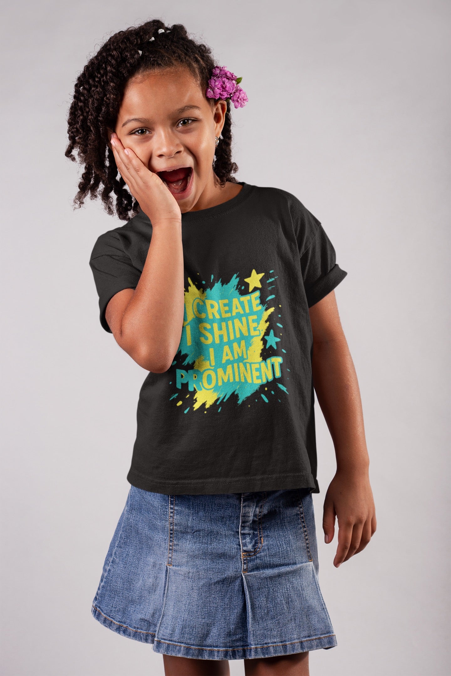 I Create I Shine Kids Tee Princess Riyah Collection