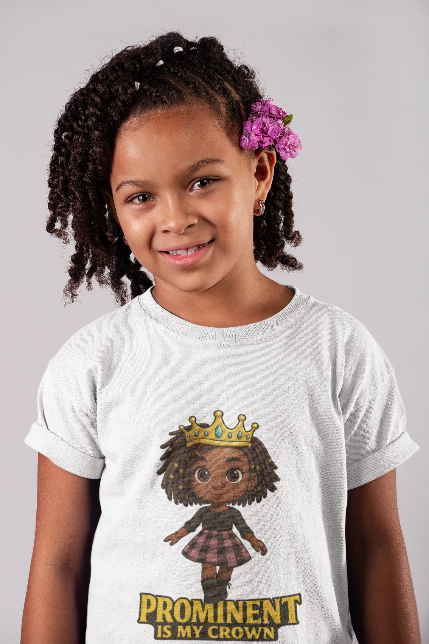 Prominent is my Crown Kids Tee Princess Riyah Collection