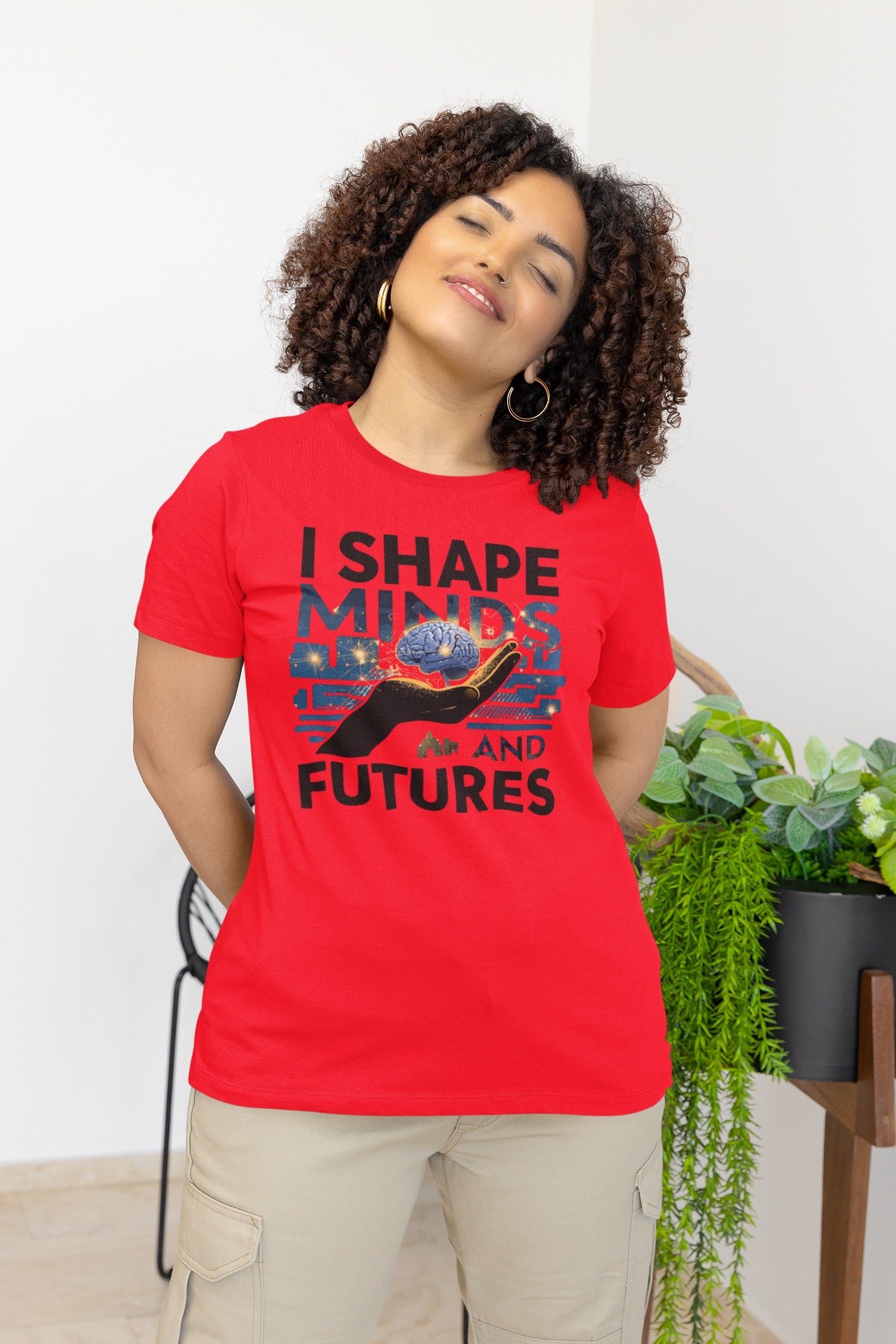 I  Shape Minds and Futures - Prominent Educator Women - Teacher Tribute Tee
