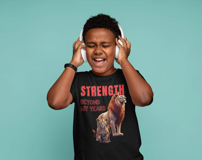 Strength beyond my Years Kids Tee - Prominent Prince Collection