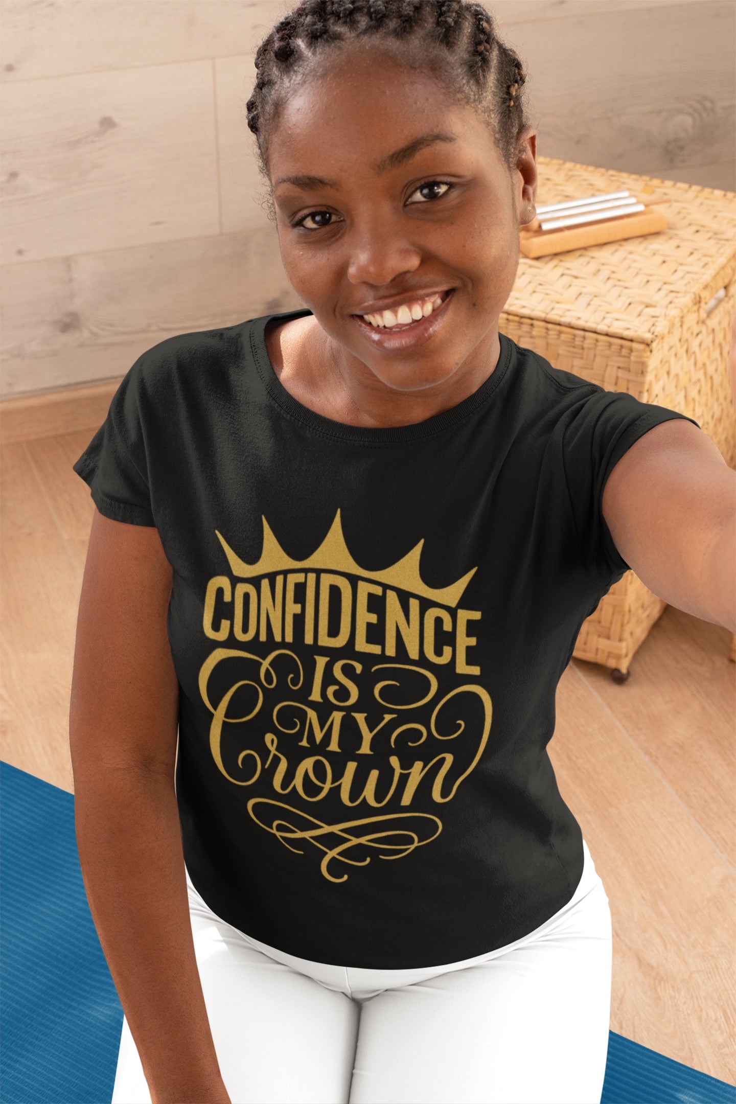 Princess Mayah - Confidence Is my Crown Affirmation Shirt