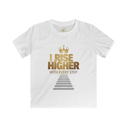 I Rise Higher with every Step Kids Tee - Prominent Prince Collection