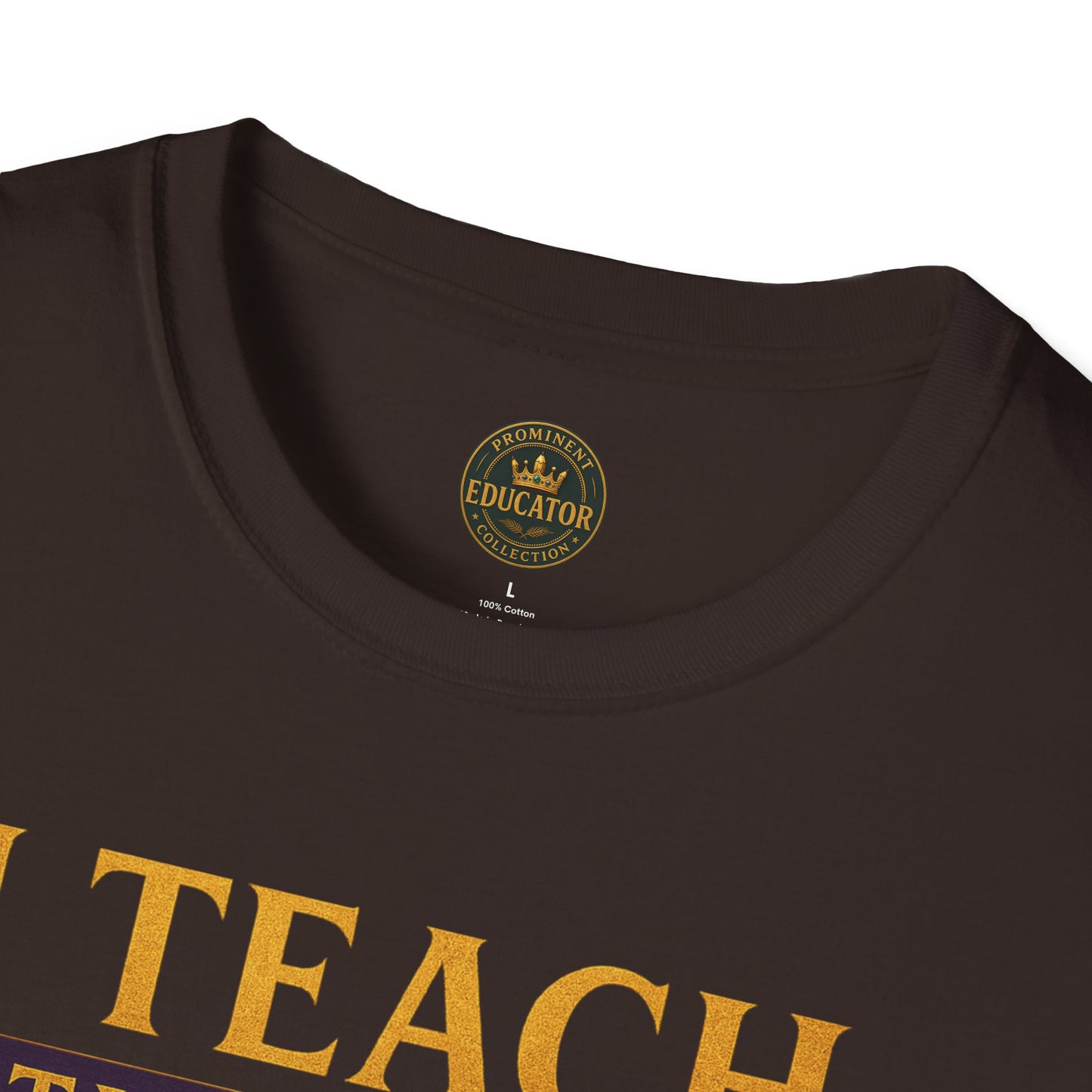 Prominent Educator Men I Teach Therefore I Build Kings and Queens Men - Teacher Tribute Tee