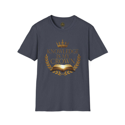 Prominent Educator Men - Knowledge is my Crown - Teacher Tribute Tee