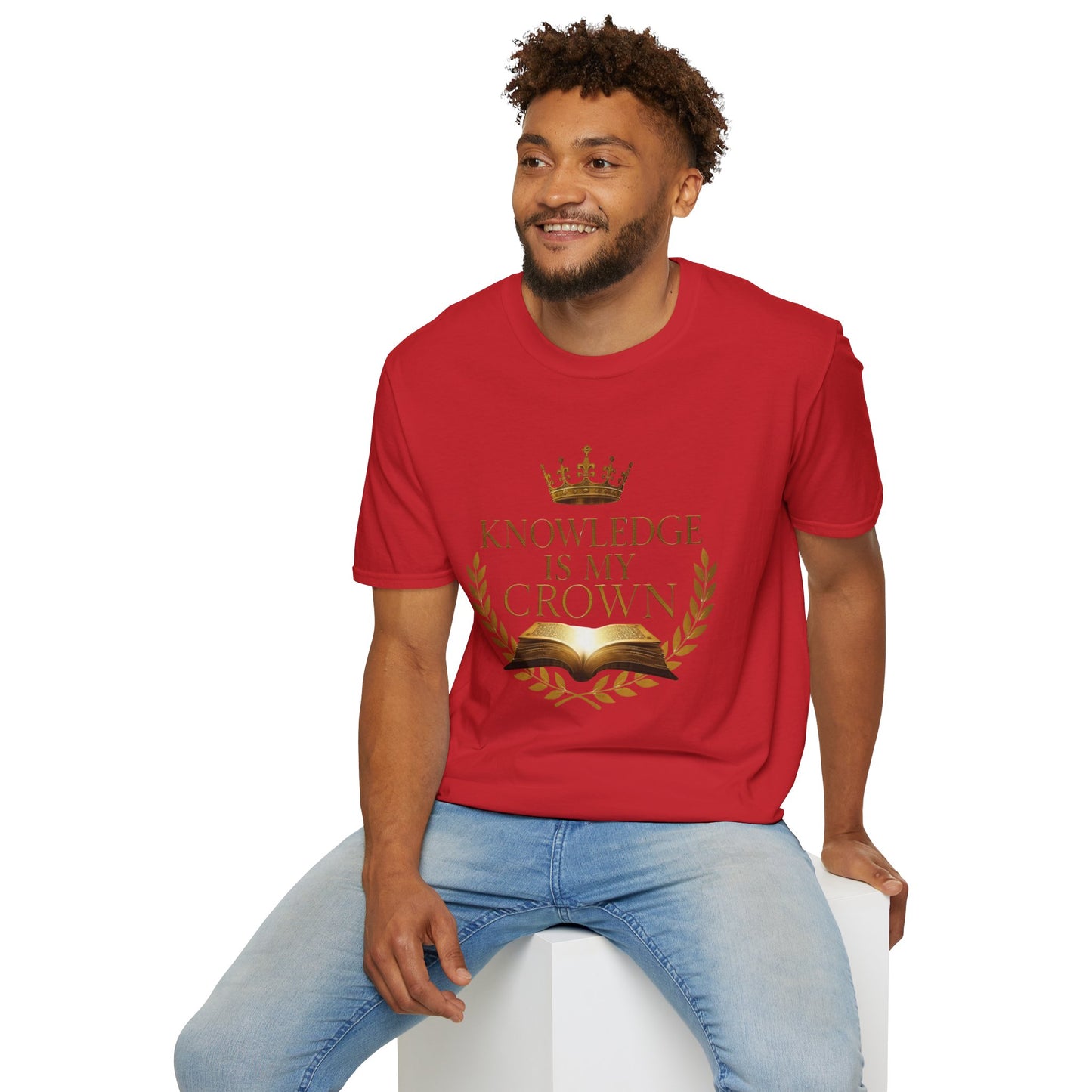 Prominent Educator Men - Knowledge is my Crown - Teacher Tribute Tee