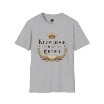Prominent Educator Men - Knowledge is my Crown Men - Teacher Tribute Tee