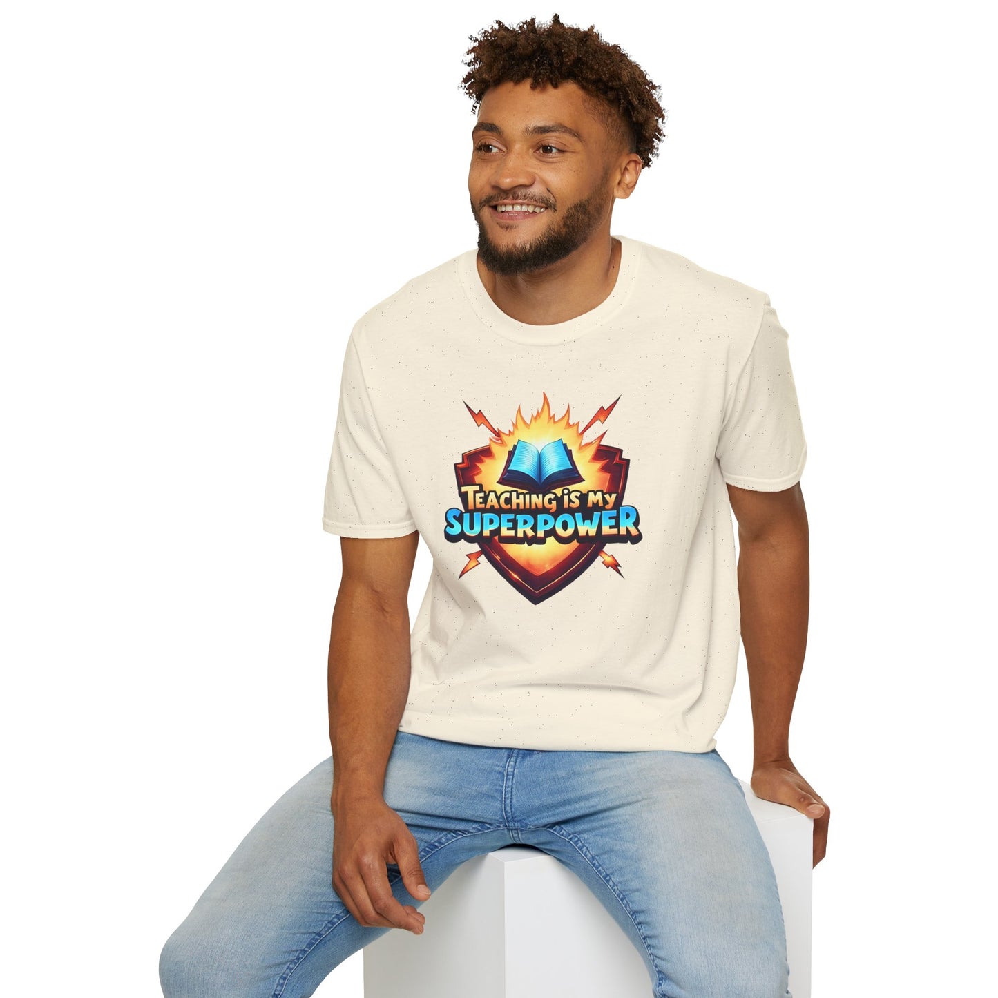 Prominent Educator Men - Teaching is my Superpower Men - Teacher Tribute Tee