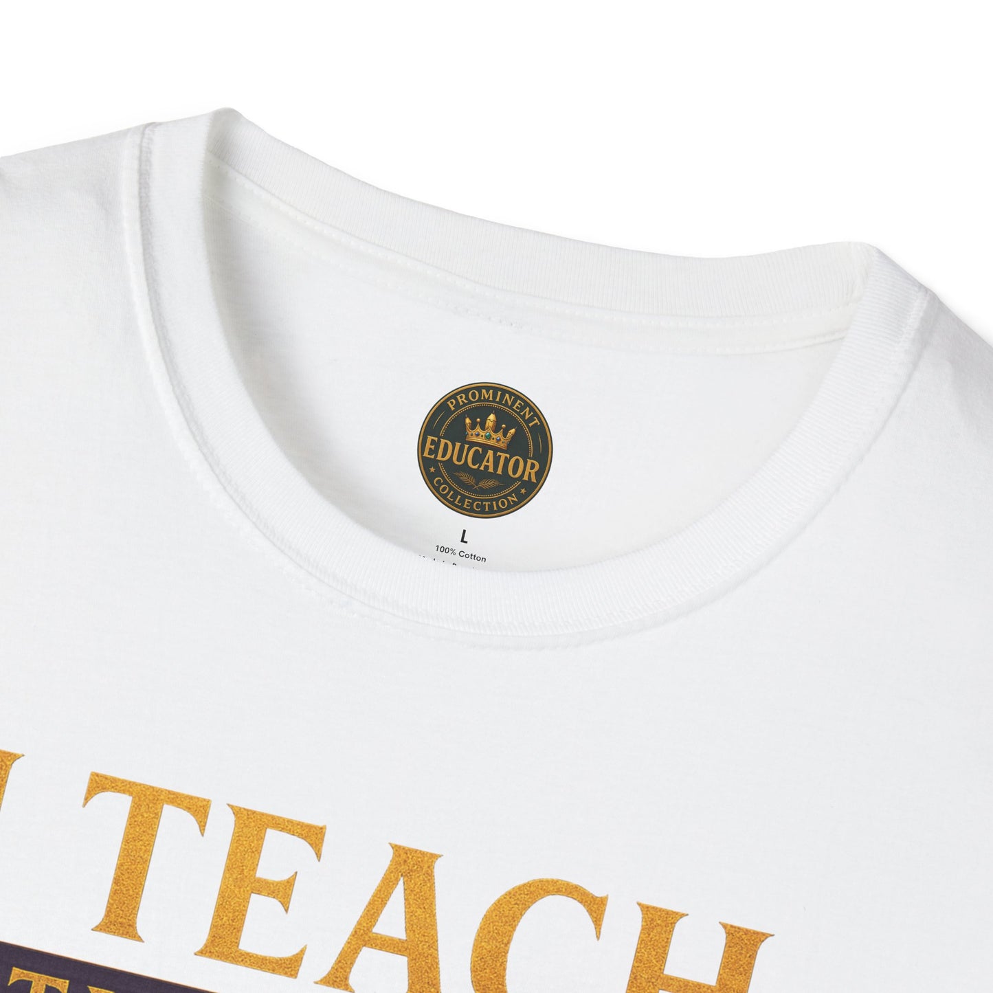 Prominent Educator Men I Teach Therefore I Build Kings and Queens Men - Teacher Tribute Tee