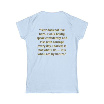 Princess Niyah - Fearless By Nature Affirmation Shirt
