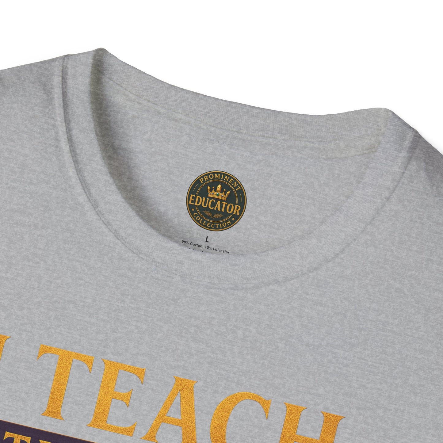 Prominent Educator Men I Teach Therefore I Build Kings and Queens Men - Teacher Tribute Tee