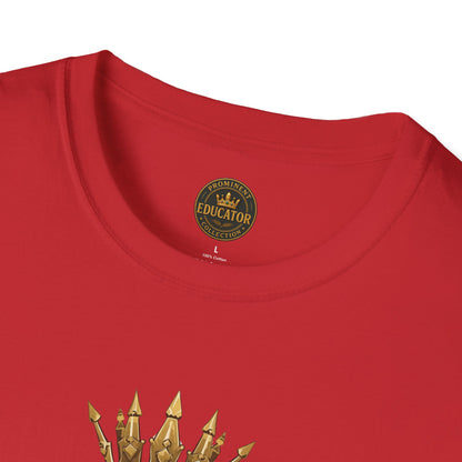 Prominent Educator Men - Knowledge is my Crown Men - Teacher Tribute Tee