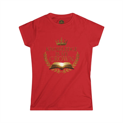 Prominent Educator Women - Knowledge is my Crown - Teacher Tribute Tee