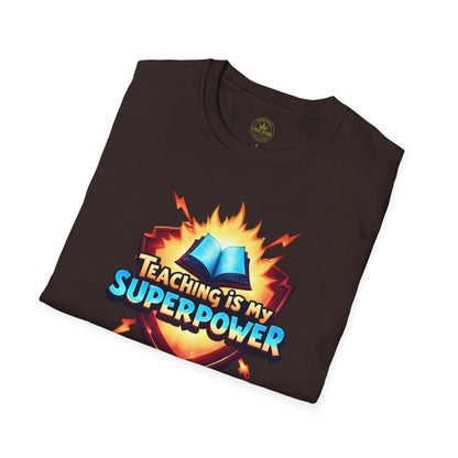 Prominent Educator Men - Teaching is my Superpower Men - Teacher Tribute Tee