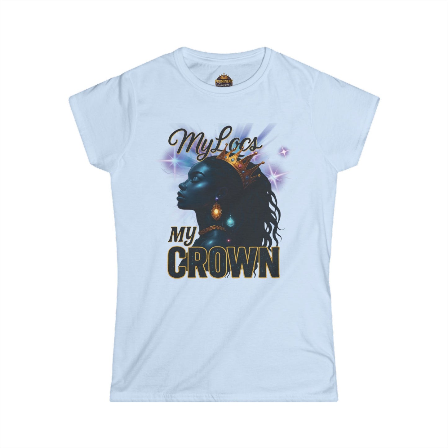 Women's My Locs My Crown Tee - Prominent Queen Collection