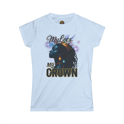 Women's My Locs My Crown Tee - Prominent Queen Collection