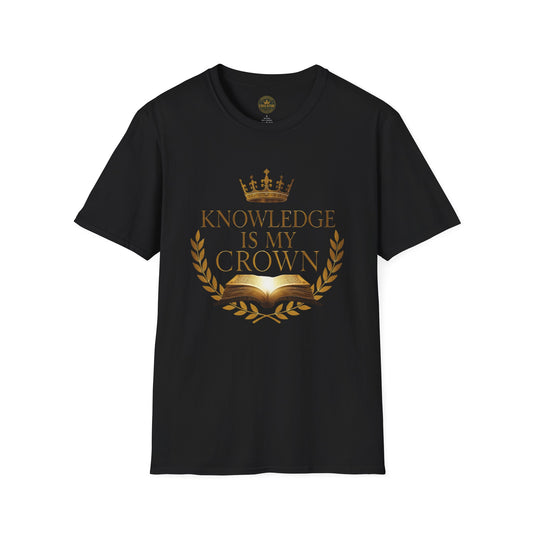 Prominent Educator Men - Knowledge is my Crown - Teacher Tribute Tee