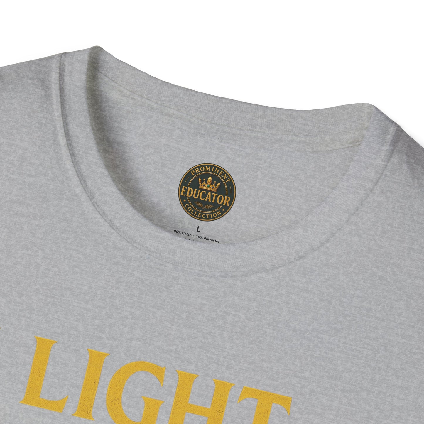 Prominent Educator Men - I Light the Path for Others to Rise Men - Teacher Tribute Tee