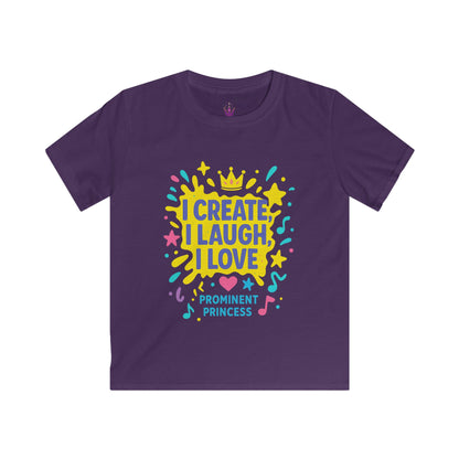 I Create I Laugh I Love Kids Tee Princess Riyah Collection
