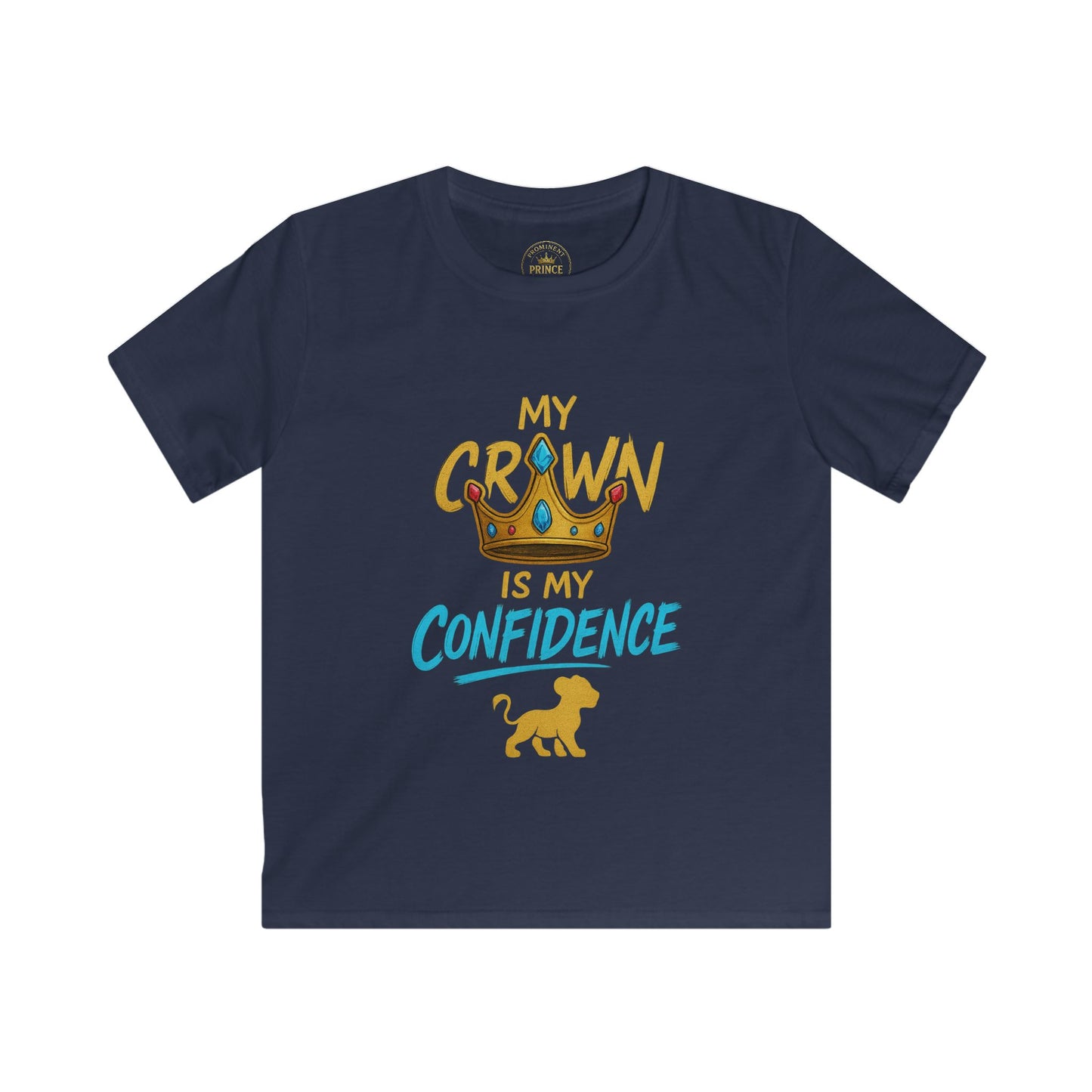 My Crown is my Confidence Kids Tee - Prominent Prince Collection