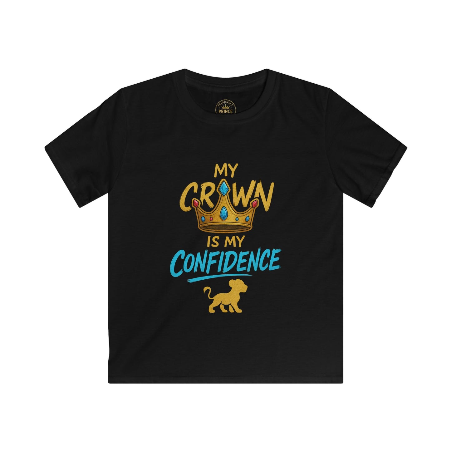 My Crown is my Confidence Kids Tee - Prominent Prince Collection